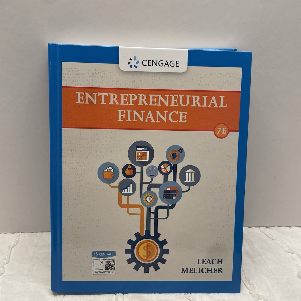 Entrepreneurial Finance Hardcover‎ by Leach J. Melicher EXCELLENT CONDITION